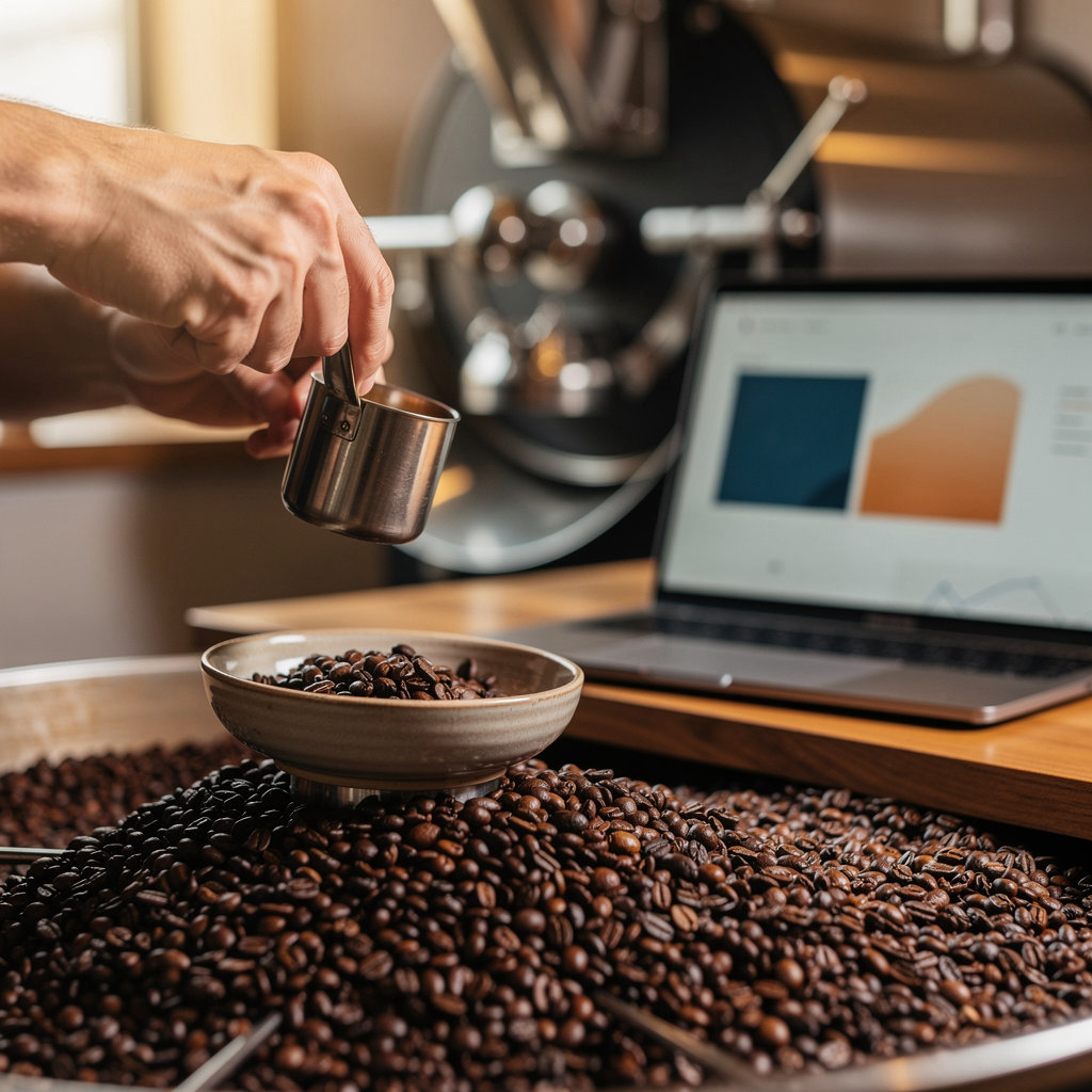 Bluebird Roasters Portland showcasing coffee roasting and web development services for the local community